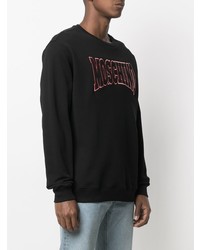 Sweat-shirt brodé noir Moschino