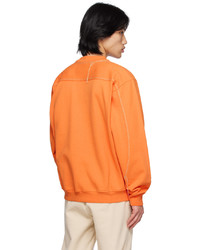 Sweat-shirt brodé orange Jacquemus