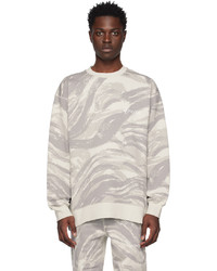 Sweat-shirt camouflage gris Moncler Genius