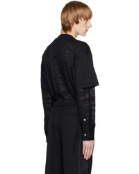 Sweat-shirt camouflage noir Feng Chen Wang