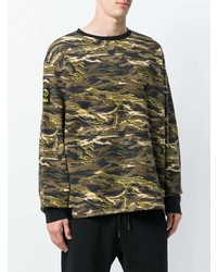 Sweat-shirt camouflage olive Puma