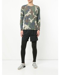 Sweat-shirt camouflage vert The Upside