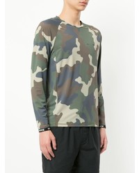 Sweat-shirt camouflage vert The Upside