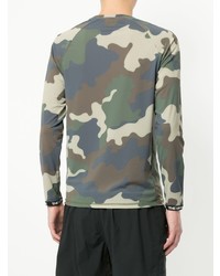 Sweat-shirt camouflage vert The Upside