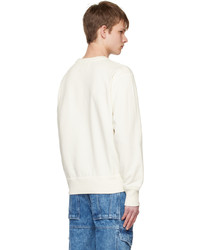 Sweat-shirt en polaire blanc Isabel Marant