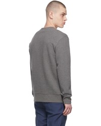 Sweat-shirt en polaire brodé gris foncé Ralph Lauren Purple Label