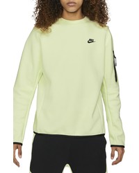 Sweat-shirt en polaire chartreuse