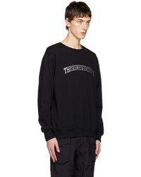 Sweat-shirt en polaire noir thisisneverthat