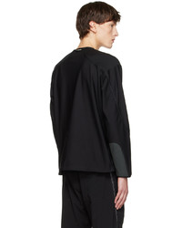 Sweat-shirt en polaire noir And Wander