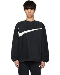 Sweat-shirt en polaire noir Nike