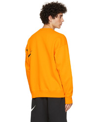 Sweat-shirt en polaire orange Nike