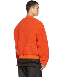Sweat-shirt en polaire orange Ambush