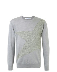 Sweat-shirt en tricot gris Education From Youngmachines