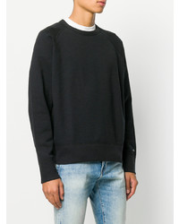 Sweat-shirt en tricot noir rag & bone