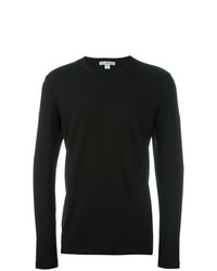 Sweat-shirt en tricot noir James Perse