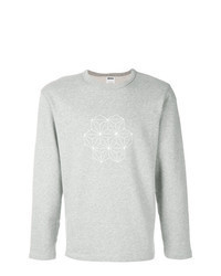 Sweat-shirt géométrique gris