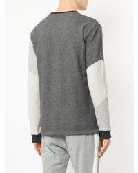 Sweat-shirt géométrique gris GUILD PRIME
