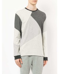 Sweat-shirt géométrique gris GUILD PRIME