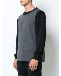 Sweat-shirt gris foncé Private Stock