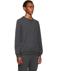 Sweat-shirt gris foncé Brunello Cucinelli