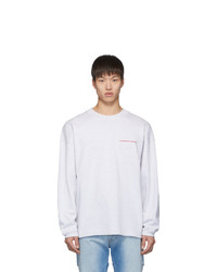 Sweat-shirt gris Alexander Wang