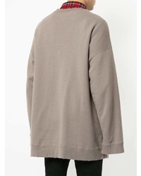 Sweat-shirt gris Undercover