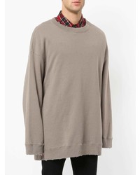 Sweat-shirt gris Undercover