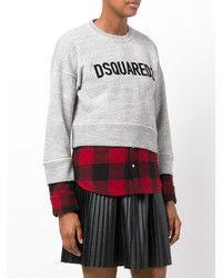 Sweat-shirt gris Dsquared2