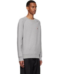 Sweat-shirt gris MAISON KITSUNÉ