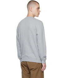 Sweat-shirt gris Sunspel