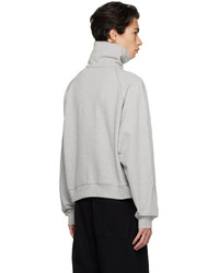 Sweat-shirt gris Recto