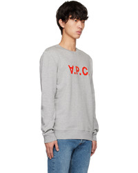 Sweat-shirt gris A.P.C.