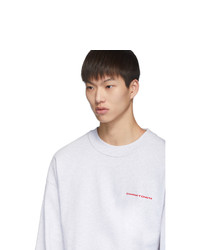 Sweat-shirt gris Alexander Wang