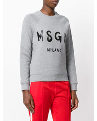 Sweat-shirt gris MSGM