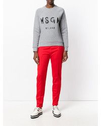 Sweat-shirt gris MSGM