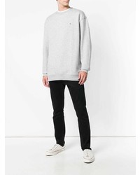 Sweat-shirt gris Tommy Jeans