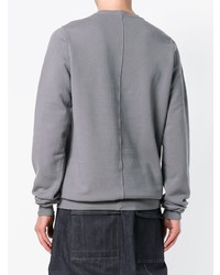 Sweat-shirt gris Rick Owens DRKSHDW