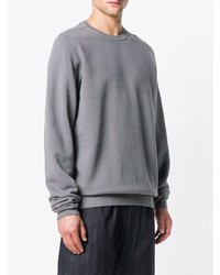 Sweat-shirt gris Rick Owens DRKSHDW