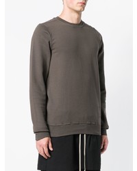 Sweat-shirt gris Rick Owens DRKSHDW