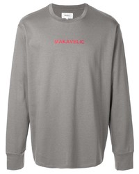 Sweat-shirt gris Makavelic