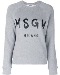 Sweat-shirt gris MSGM