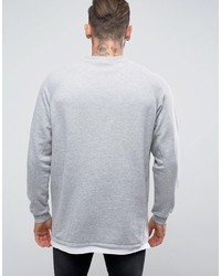 Sweat-shirt gris Asos