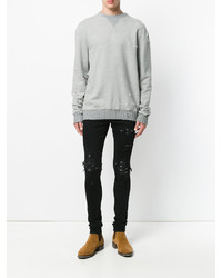 Sweat-shirt gris Amiri