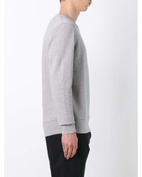 Sweat-shirt gris AMI Alexandre Mattiussi