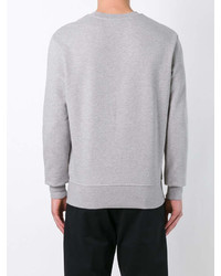 Sweat-shirt gris AMI Alexandre Mattiussi