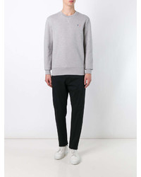 Sweat-shirt gris AMI Alexandre Mattiussi