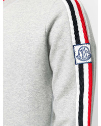 Sweat-shirt gris Moncler Gamme Bleu