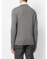 Sweat-shirt gris Zanone