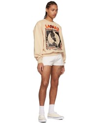 Sweat-shirt imprimé beige Online Ceramics