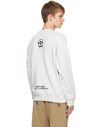 Sweat-shirt imprimé beige AAPE BY A BATHING APE